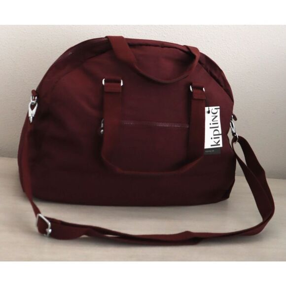 Kipling K15387-6JH WMN's Lg. Merlot/Red Eugina Crossbody Satchel Travel Bag - Picture 16 of 16